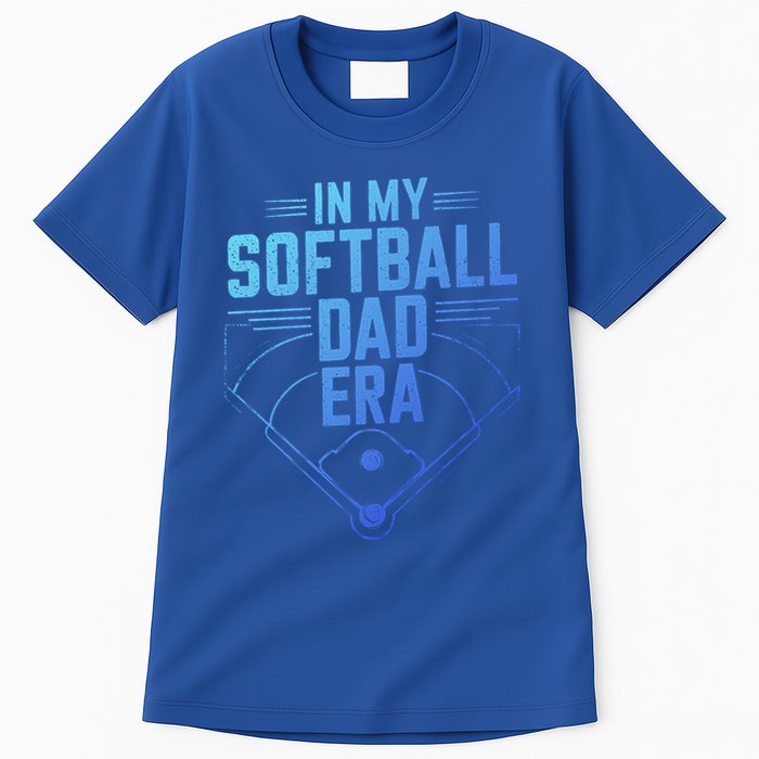 In My Softball Dad Era Softball Team Dad Softball Dads Gift Tall T-Shirt