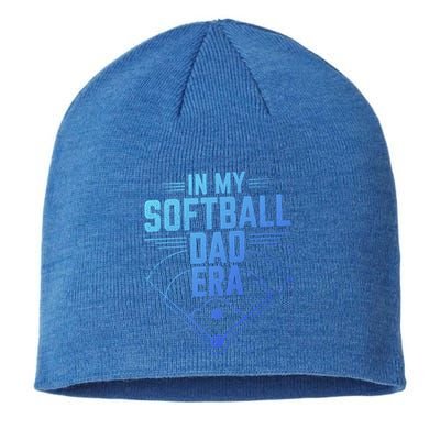In My Softball Dad Era Softball Team Dad Softball Dads Gift Sustainable Beanie