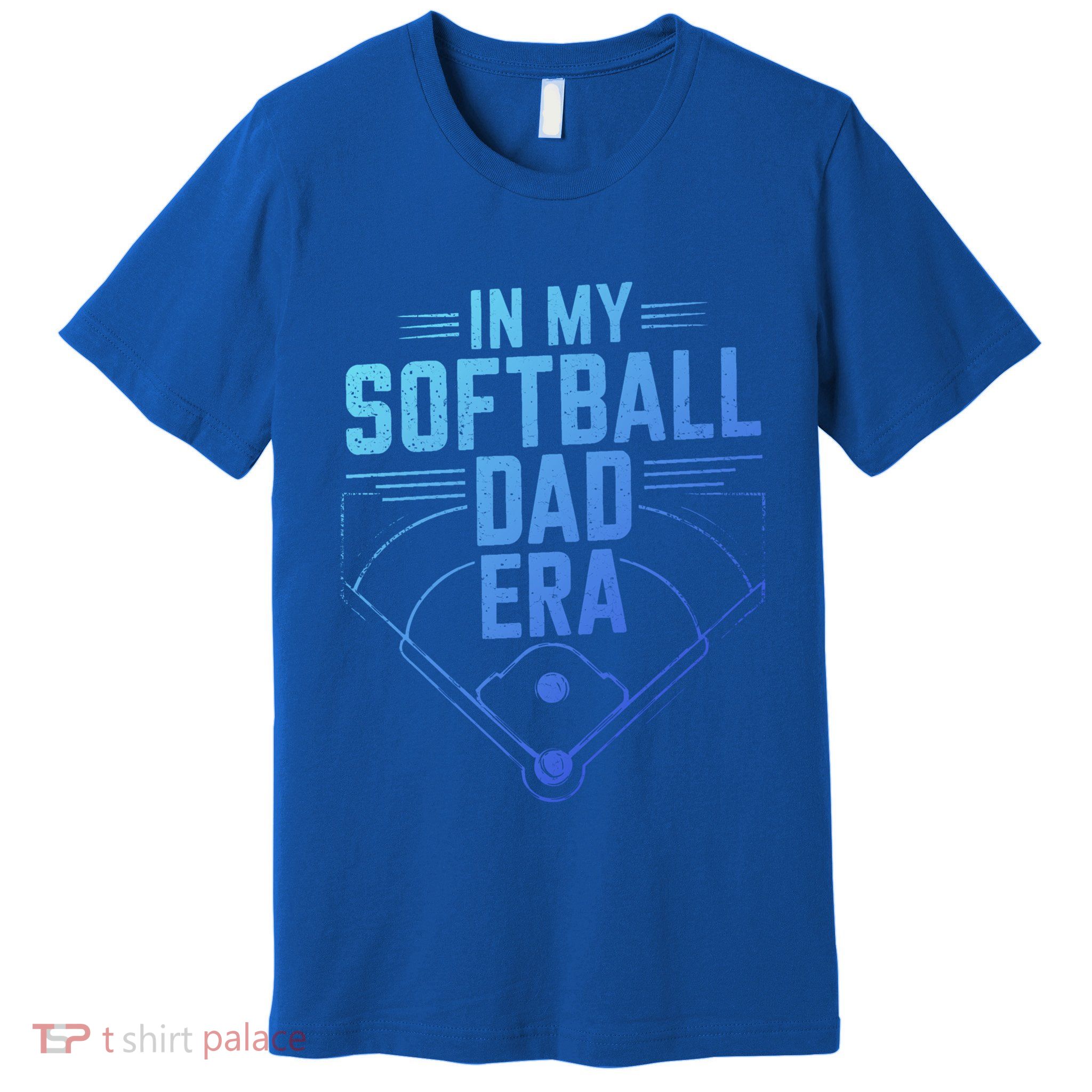 In My Softball Dad Era Softball Team Dad Softball Dads Gift Premium T-Shirt