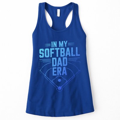 In My Softball Dad Era Softball Team Dad Softball Dads Gift Womens Tank Top