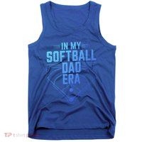 In My Softball Dad Era Softball Team Dad Softball Dads Gift Tank Top
