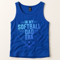 In My Softball Dad Era Softball Team Dad Softball Dads Gift Tank Top