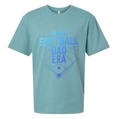 In My Softball Dad Era Softball Team Dad Softball Dads Gift Sueded Cloud Jersey T-Shirt