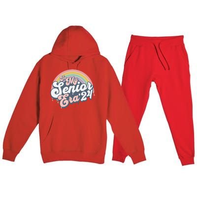 In My Senior Era Class Of 2024 Premium Hooded Sweatsuit Set