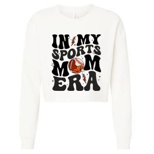 In My Sports Mom Era Cropped Pullover Crew