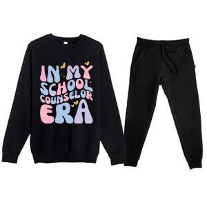 In My School Counselor Era Premium Crewneck Sweatsuit Set