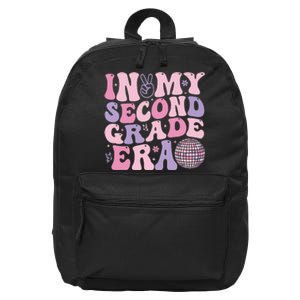 In My Second Grade Era Back To School Teacher 16 in Basic Backpack