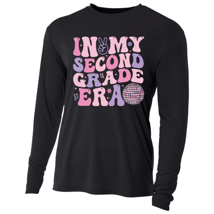 In My Second Grade Era Back To School Teacher Cooling Performance Long Sleeve Crew