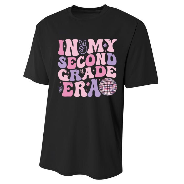 In My Second Grade Era Back To School Teacher Performance Sprint T-Shirt