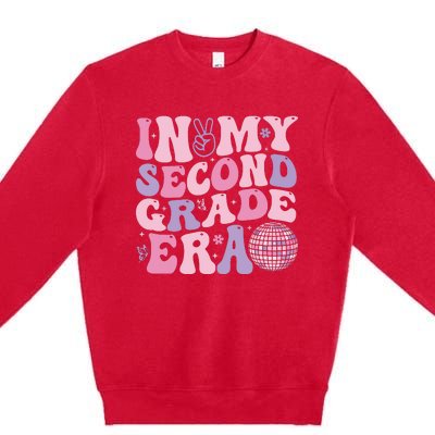 In My Second Grade Era Back To School Teacher Premium Crewneck Sweatshirt