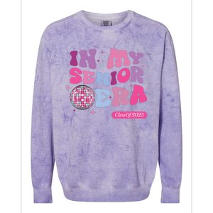 In My Senior Era Class Of 2025 Colorblast Crewneck Sweatshirt