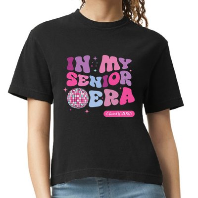 In My Senior Era Class Of 2025 Comfort Colors Boxy T-Shirt
