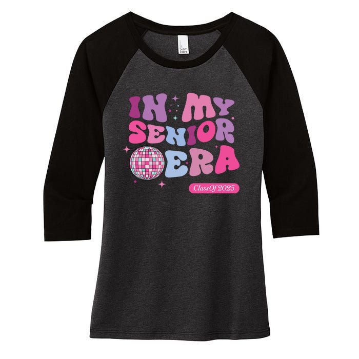 In My Senior Era Class Of 2025 Women's Tri-Blend 3/4-Sleeve Raglan Shirt