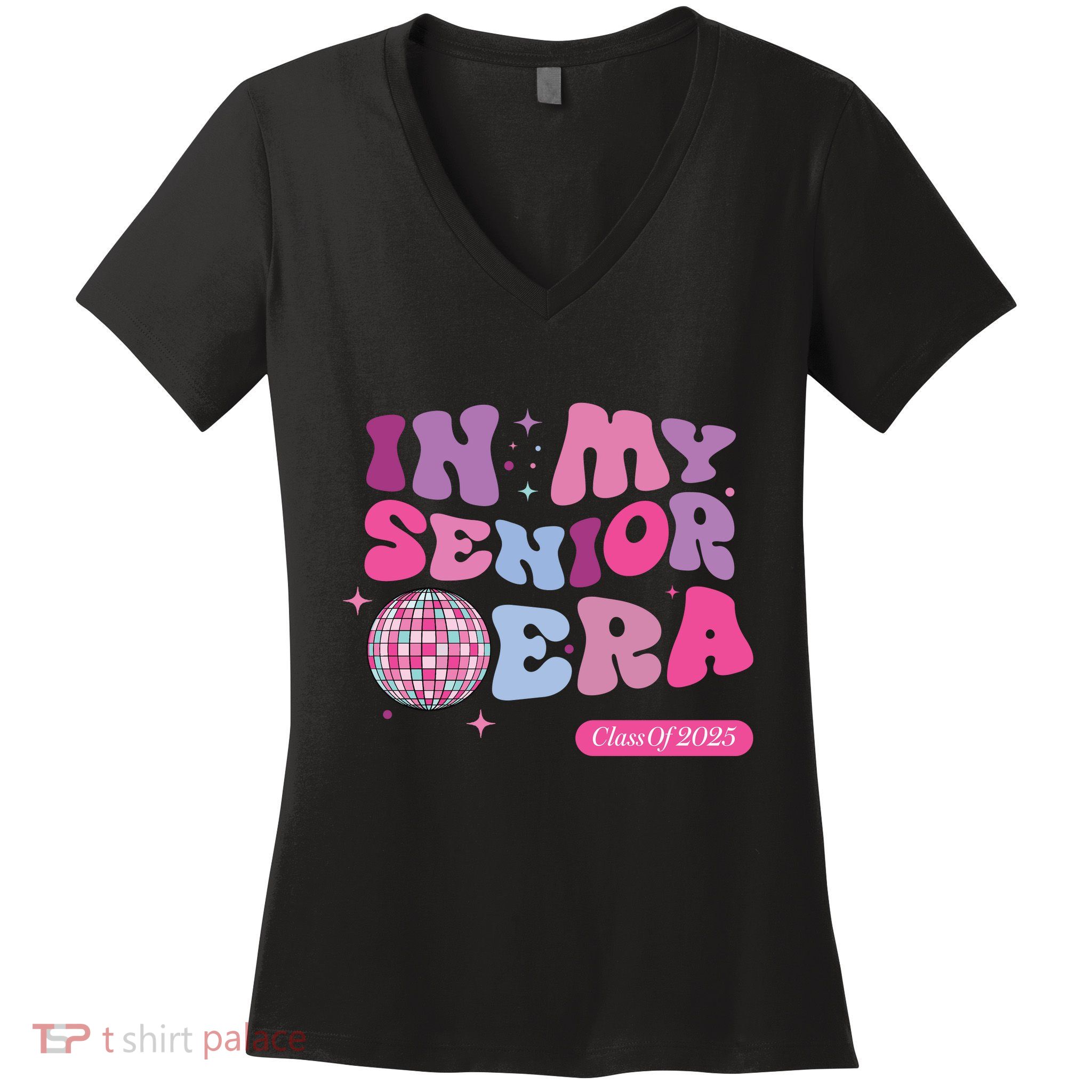 In My Senior Era Class Of 2025 Women's V-Neck T-Shirt