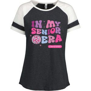 In My Senior Era Class Of 2025 Enza Ladies Jersey Colorblock Tee