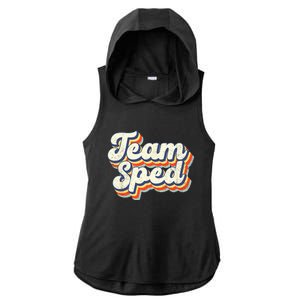 Inclusion Matters Special Education Team Sped Squad Teacher Ladies PosiCharge Tri-Blend Wicking Draft Hoodie Tank