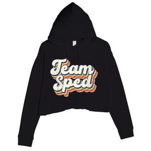 Inclusion Matters Special Education Team Sped Squad Teacher Crop Fleece Hoodie