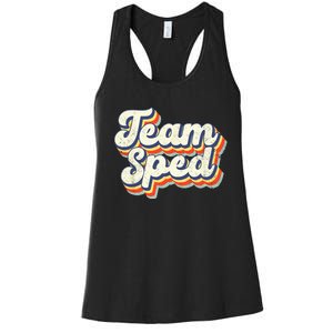 Inclusion Matters Special Education Team Sped Squad Teacher Women's Racerback Tank