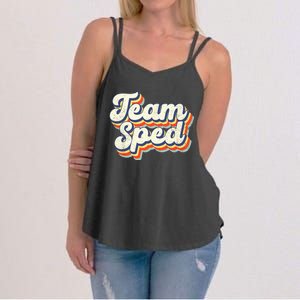 Inclusion Matters Special Education Team Sped Squad Teacher Women's Strappy Tank