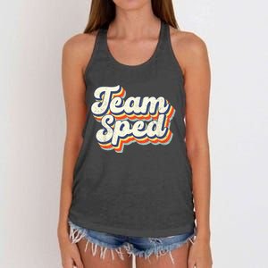 Inclusion Matters Special Education Team Sped Squad Teacher Women's Knotted Racerback Tank