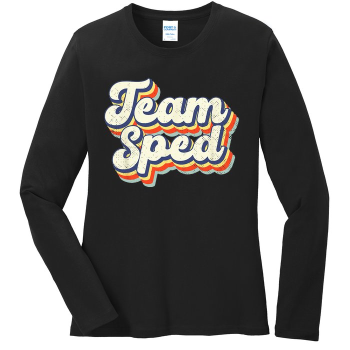 Inclusion Matters Special Education Team Sped Squad Teacher Ladies Long Sleeve Shirt