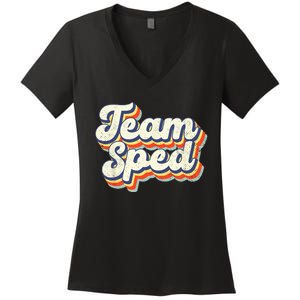 Inclusion Matters Special Education Team Sped Squad Teacher Women's V-Neck T-Shirt