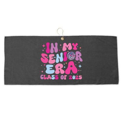 In My Senior Era Class Of 2025 Senior 2025 Large Microfiber Waffle Golf Towel