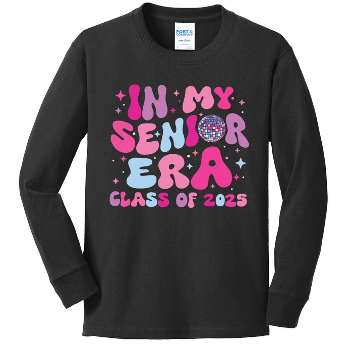 In My Senior Era Class Of 2025 Senior 2025 Kids Long Sleeve Shirt