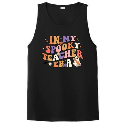 In My Spooky Teacher Era Retro Teacher Halloween Costume Gift PosiCharge Competitor Tank