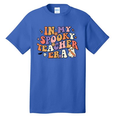 In My Spooky Teacher Era Retro Teacher Halloween Costume Gift Tall T-Shirt