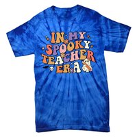 In My Spooky Teacher Era Retro Teacher Halloween Costume Gift Tie-Dye T-Shirt