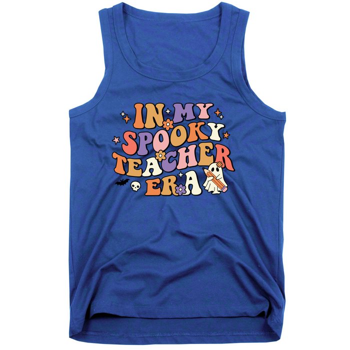 In My Spooky Teacher Era Retro Teacher Halloween Costume Gift Tank Top