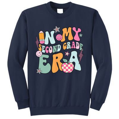 In My Second Grade Era Back To School Retro Groovy 2nd Grade Sweatshirt