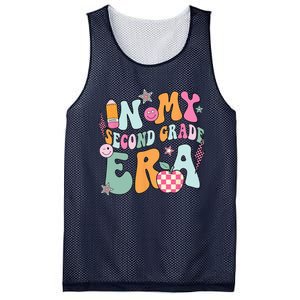 In My Second Grade Era Back To School Retro Groovy 2nd Grade Mesh Reversible Basketball Jersey Tank