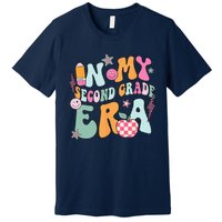 In My Second Grade Era Back To School Retro Groovy 2nd Grade Premium T-Shirt