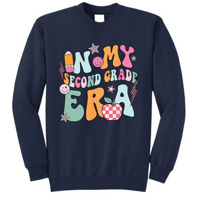 In My Second Grade Era Back To School Retro Groovy 2nd Grade Tall Sweatshirt