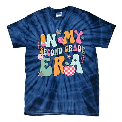 In My Second Grade Era Back To School Retro Groovy 2nd Grade Tie-Dye T-Shirt