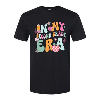 In My Second Grade Era Back To School Retro Groovy 2nd Grade Softstyle CVC T-Shirt