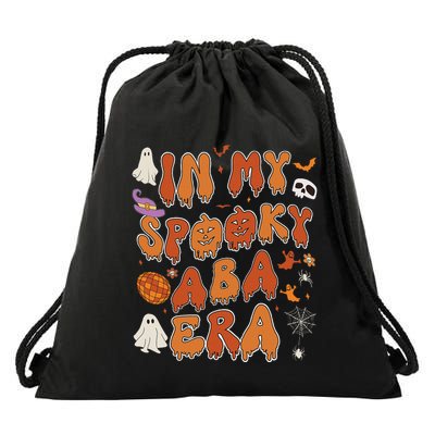 In My Spooky Aba Era Halloween Applied Behavior Analyst Drawstring Bag