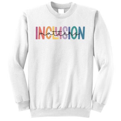 Inclusion Matters Special Education Autism Awareness Sweatshirt