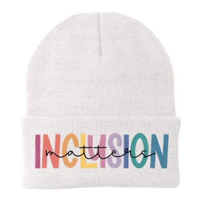 Inclusion Matters Special Education Autism Awareness Knit Cap Winter Beanie