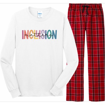 Inclusion Matters Special Education Autism Awareness Long Sleeve Pajama Set