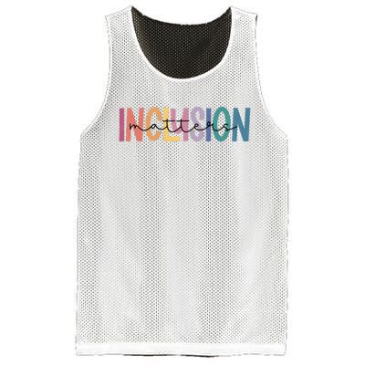 Inclusion Matters Special Education Autism Awareness Mesh Reversible Basketball Jersey Tank