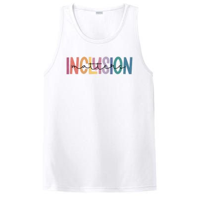 Inclusion Matters Special Education Autism Awareness PosiCharge Competitor Tank