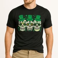 Irish Mexican Sugar Skull Leprechauns Cool St Patricks Day Cooling Performance Crew T-Shirt