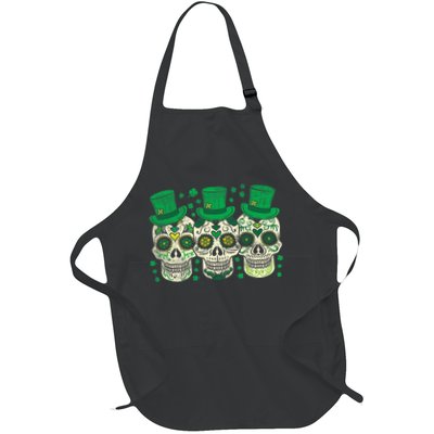 Irish Mexican Sugar Skull Leprechauns Cool St Patricks Day Apron