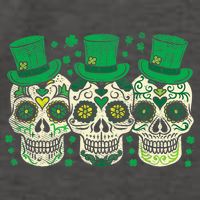 Irish Mexican Sugar Skull Leprechauns Cool St Patricks Day Vector Backpack
