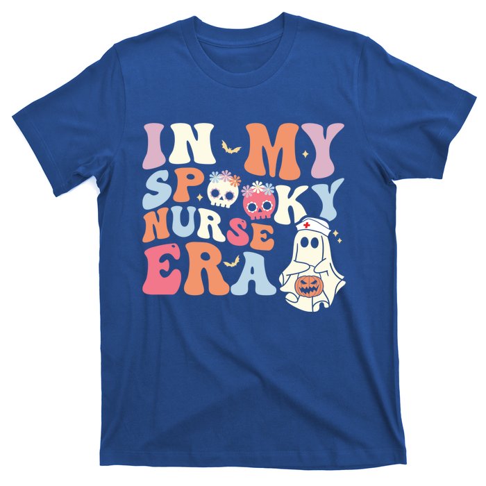 In My Spooky Nurse Era Funny Halloween Groovy Cute Gift T-Shirt