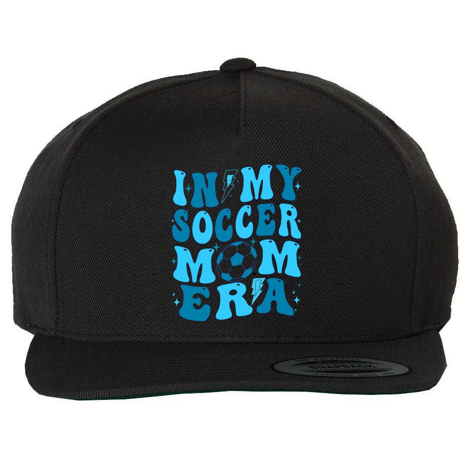 In My Soccer Mom Era (On Back) Wool Snapback Cap
