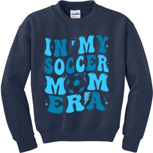 In My Soccer Mom Era (On Back) Kids Sweatshirt